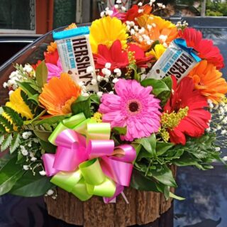 flores y chocolates para cumpleaños