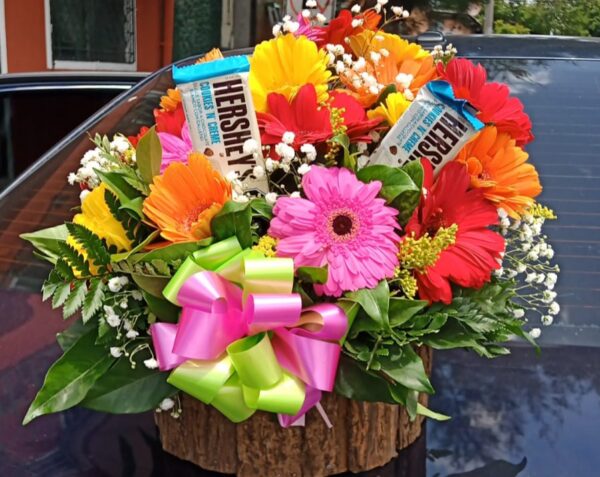 flores y chocolates para cumpleaños