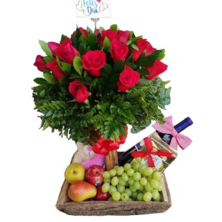 Flores con Frutas para el Día de las Madres